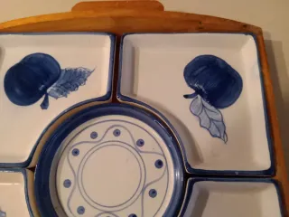 Bandeja cerámica vintage años 70