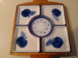 Bandeja cerámica vintage años 70