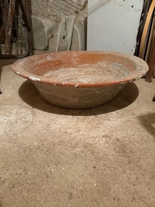 lebrillo vasija de barro