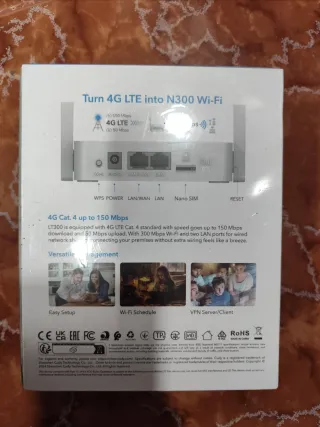 Cudy LT300 Router 4G LTE N300 Wi-Fi