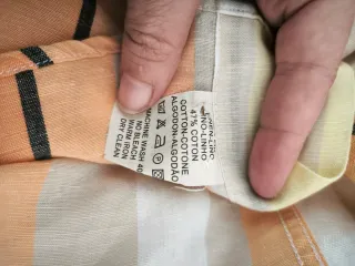 Camisa JEZEQUEL Riscas Multicolor Homem M linho