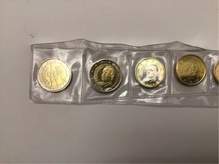Tira Monedas España 2005 + conmemorativa Quijote