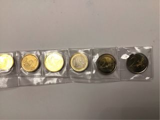 Tira Monedas España 2005 + conmemorativa Quijote