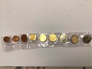 Tira Monedas España 2005 + conmemorativa Quijote