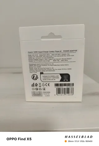 Cargador Xiaomi 120W HyperCharge Combo