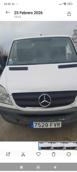 Grúa mercedes sprinter