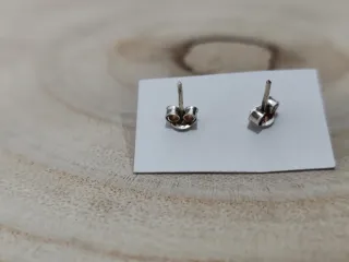 Pendientes Plata Cuadrados Malaquita