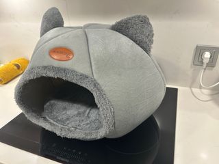 Caseta para gato acolchada