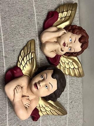 Pareja de ángeles grandes