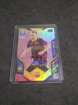 Cromo Iniesta FIFA 365 Legend Rosa