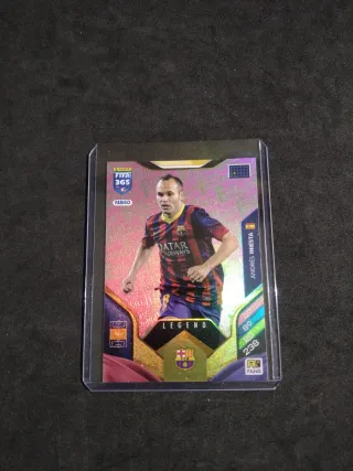 Cromo Iniesta FIFA 365 Legend Rosa