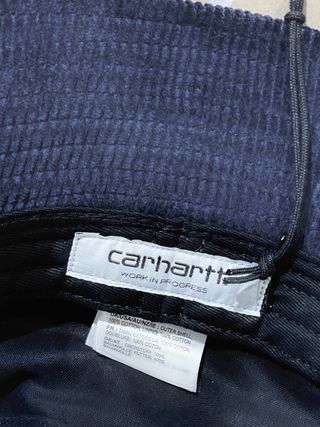 Gorro Cord bucket hat  dark Navy Carhartt