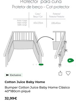 Cuna convertible en cama, incluye colchón ECUS