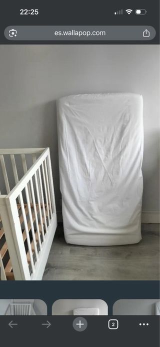 Maxi Cuna Convertible Blanca 140 x 70