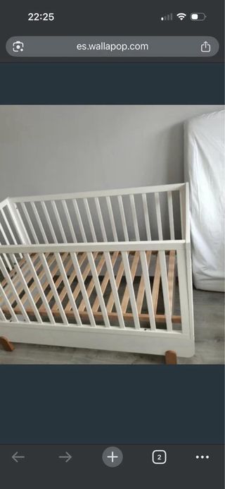 Maxi Cuna Convertible Blanca 140 x 70