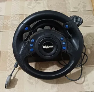 Volante y Pedales BigBen PS1/PS2