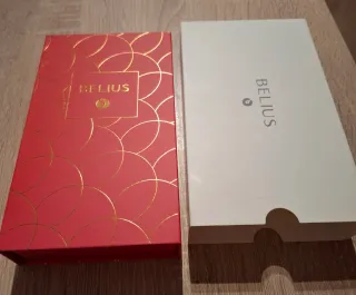 Bolígrafo Belius rojo y dorado nuevo a estrenar