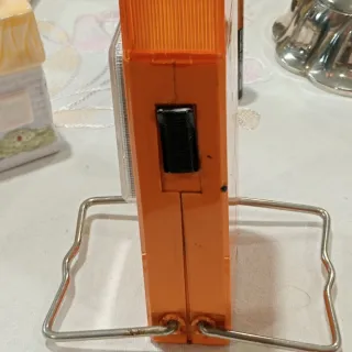 Torcia Superpila Arancione Vintage