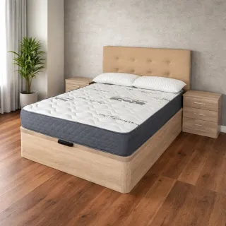 Colchón y canapé beige