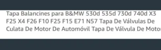 Tapa balancines BMW M57