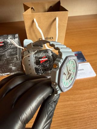 Reloj Casio G-Shock Gris y Turquesa