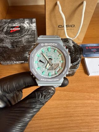 Reloj Casio G-Shock Gris y Turquesa