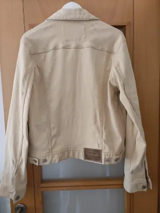 Cazadora Guess Hombre Beige Elástica