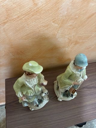 Pareja Figuras Porcelana