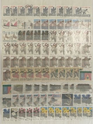 Colección de sellos de Suecia. 1500 sellos aprox.