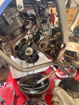 TM 50 Moto Infantil Roja y Blanca