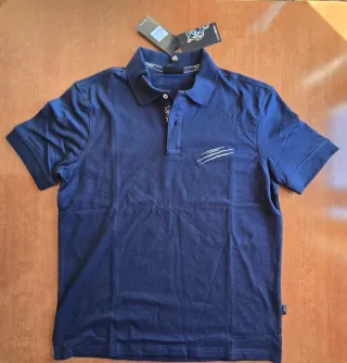 Polo Philipp Plein azul marino talla XL