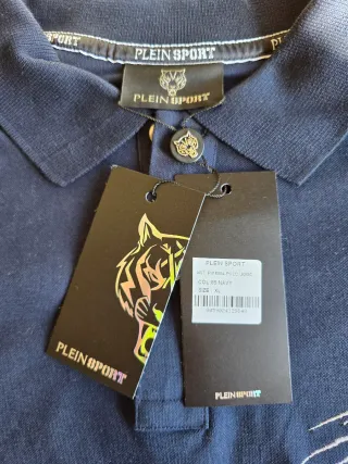 Polo Philipp Plein azul marino talla XL