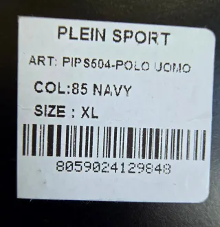 Polo Philipp Plein azul marino talla XL