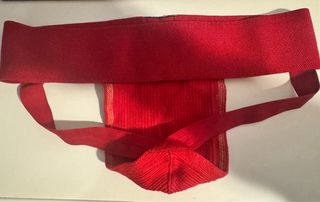 Suspensorio Deportivo Barcode Rojo Talla L