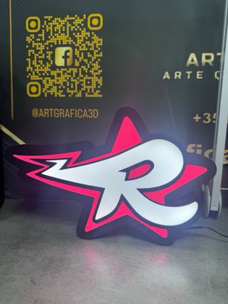 Luminária 3D - Grupos Musical Dos Rosa