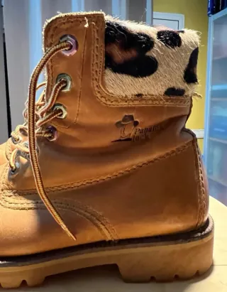 Botas Panama Jack marrones y piel leopardo