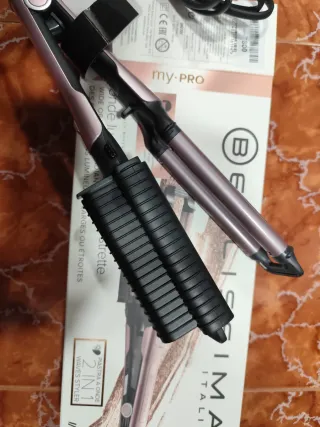 Plancha Ondas Bellissima Pink