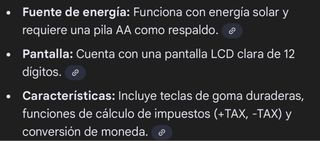 Calculadora Triumph-Adler J1210 Solar
