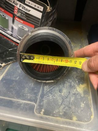 Filtro de aire cónico carbono