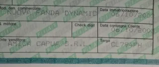 Documentazione Tecnica 1a ed. Fiat Panda 2003.
