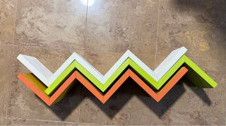 Estanterías Zigzag Madera Colores Finsa Las 3=10€