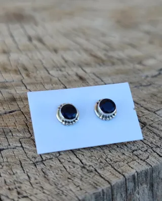 Pendientes Plata Ley Zafiro
