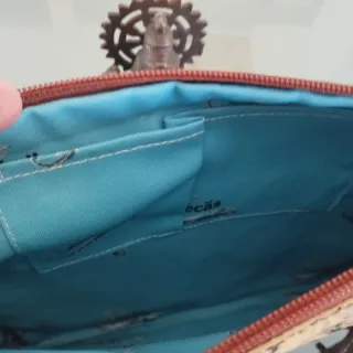 Bolso de piel estampado serpiente