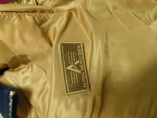 Chaqueta Alpha Industries bomber amarilla