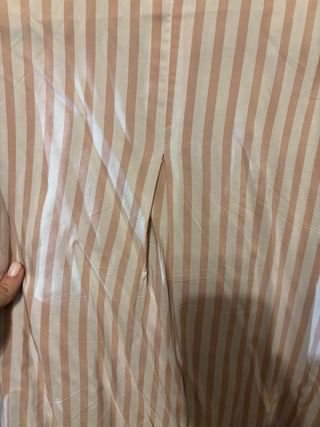 Camisa Mango Rayas Rosas y Blancas Talla M