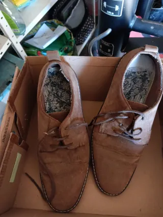 Zapatos otros Hombre Azul marroni negro