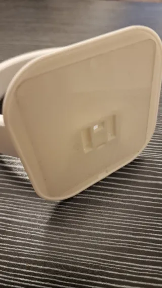 Suporte Secador Cabelo Branco