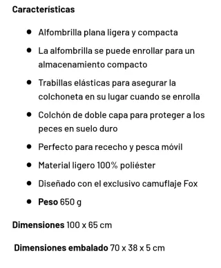 Moqueta Fox Camo Mate