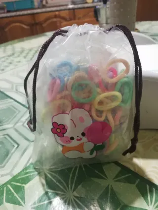 100 elastici per capelli bambina