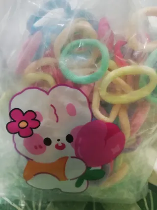 100 elastici per capelli bambina